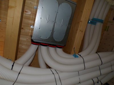 Realizzazione impiantistica integrata per edificio residenziale ad alta efficienza