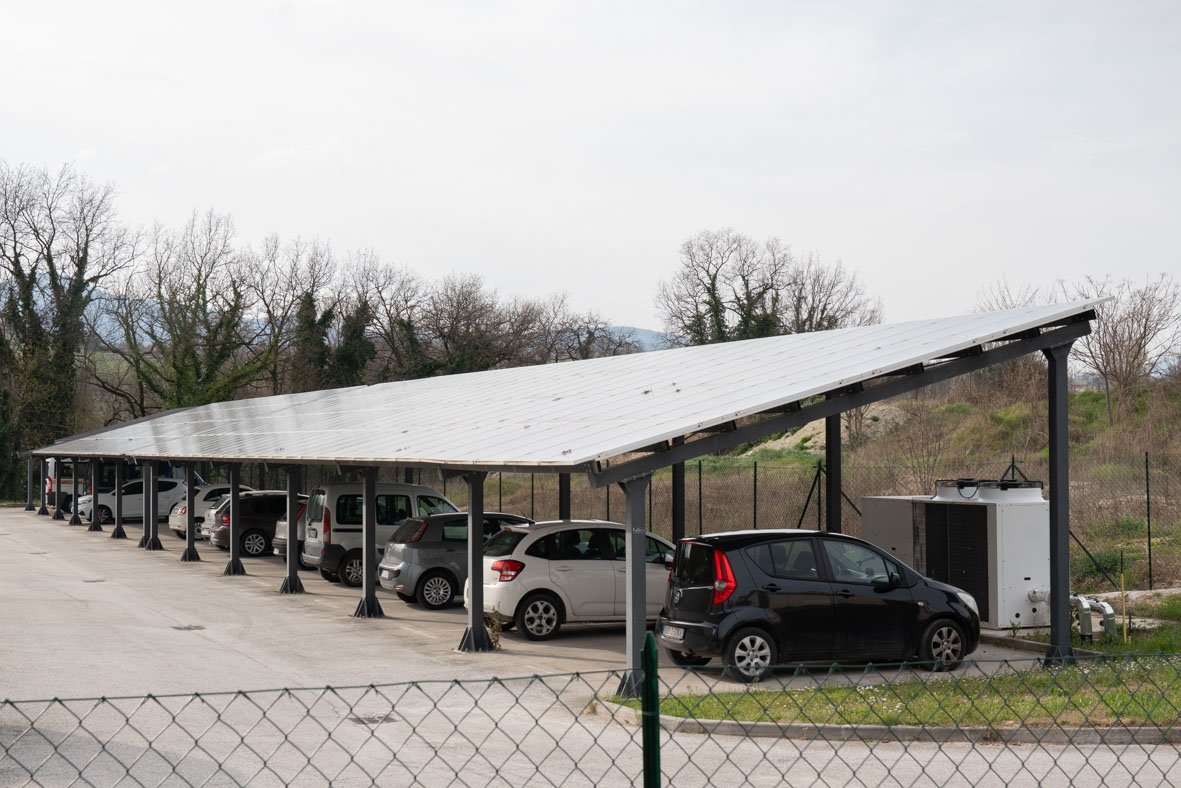 Pensilina "Car Port" interrata